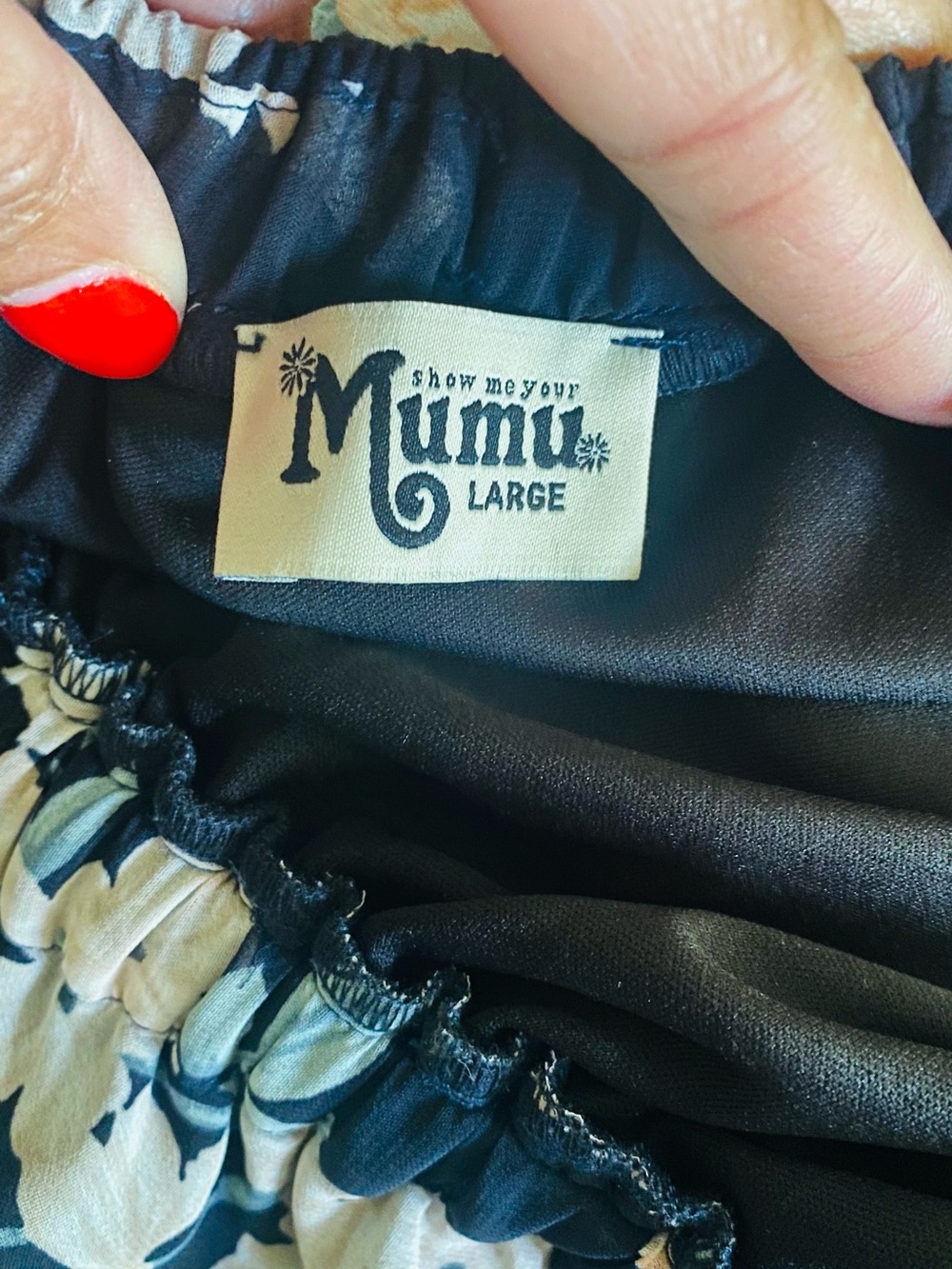 Show Me Your Mumu Black Floral Print maxi dress - Picture 3 of 6